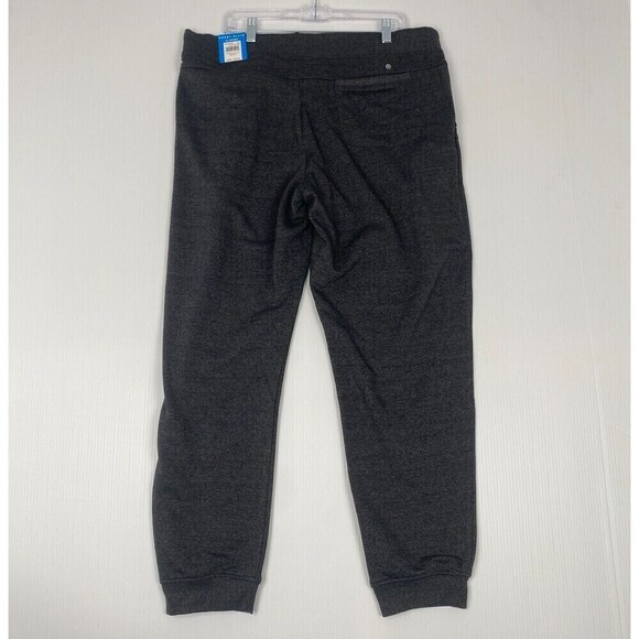 Mens Perry Ellis Sport Jogger Pants Caviar Heather Size XL UPF 50+ 3 Pockets New - Picture 2 of 15